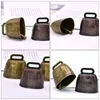 Party Supplies 4 Pcs Metal Cow Bell Iron Grazing Anti-theft Bells Sheep Door Tinkle Decor Farming Accessories Pendant Ornament Cattle