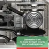 Cookware Set Set Simple Care Non Stick Pot 20 Piece Grey Diskmaskin Säker flera kokkrukor