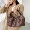 Fourre-tout sacs à poignée supérieure pour femmes 2024 sac à main en cuir souple véritable dames pochette sacs à main femme boulette épaule grande pochette