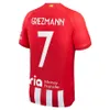 23 24 Maglie da calcio 120 ° anniversario dell'Atletico Madrid 2024 Casa lontano M. LLORENTE Correa Camiseta MEMPHIS GRIEZMANN R. CARRASCO DE PAUL Uomo Maglie da calcio Kit per bambini