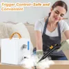 AUXCO High Pressure Steam Cleaner with Trigger Control, Handheld Steamer for Cleaning Bathroom, Kitchen, Car, Furniture, Multi-surface Tools Included to Remove