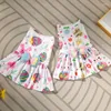 Dog Apparel Pet Clothing Easter Dress For Dogs Clothes Cat Small Painted Eggshell Print Cute Thin Summer Yorkshire Accessories