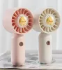 USB Mini Strong Wind Handheld Fan Portable Cichy ładowani wentylator dla studentów biura Student Fani chłodzące kieszonkowe