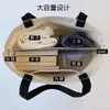 Totes One-Shoulder-tragbare Schultasche mit großem Fassungsvermögen, niedliche Nischen-Umhängetaschen für Damen, Designer-Geldbörsen und Handtaschen