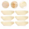 Disposable Dinnerware 100Pcs Decorative Boats Wooden Dessert Dishes Household Sushi Accessory