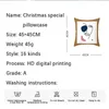 Kuddefodral täcker juldekorationer för hemsoffan nordisk ren färg holländsk mocka 45 45 cm