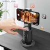 Stabilisatorer Facial Tracking Automatisk mobiltelefonhållare AI Intelligent Universal Joint 360 Smartphone Video Vlog Real Time Stabilizer stativ Q240319