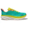 Hoka skor löparskor Clifton 9 Clifton 8 Bondi 8 Carbon x2 stötdämpande vägmodedesigner Hokas sneakers för män kvinnors atletiska skor