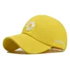 Ball Caps Sport Hats Women Baseball Woman's Sun Hap Hafded Hafted Chrysantemum Cotton Ladys Cap na zewnątrz dziewczyny