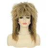 Syntetyczne peruki Cosplay Peruki Hairjoy 80S Tina Diva kostium dla kobiet Big Hair Blonde Rocker Peruki Glam Punk Rock Rockstar Cosplay Peruka 240328 240327