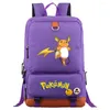 Mochila Raichu Charizard Meninos Meninas Crianças Escola Sacos Mulheres Bagpack Adolescentes Canvas Homens Laptop Viagem Estudante