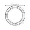 Dekorativa blommor Garland Hoop Home Hanging Loop Decor Round Wreath Flower Frame Crafts