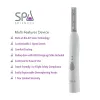 Enhetsspa -vetenskaper Sima Sonic Dermaplaning Tool för smärtfri ansiktsexfoliering Peach Fuzz Borttagning Pink Facial Cleansing Borstes