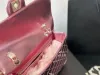 Portamonete da donna in pelle verniciata con stella Borsa a tracolla Borsa di lusso Nero rosa Oro Argento Borse di grande capacità Turn Lock Borsa da viaggio per esterni Borsa per outfit quotidiano 23X18CM