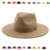 Cappelli per le donne Secchio Sole Fascia a nastro Uomo Cappello di paglia Estate Panama Formale Festa all'aperto Picnic Sombreros De Mujer 240311