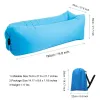 Mat Sleeping Waterproof för strandresor Vandring Mat Bed Camping Air Pad Inflatable Outdoor Ultralight Sofa Folding Cushion Madrass