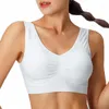 Tenue de yoga Soutien-gorge de sport Plus Taille Confort Doux Fitness Double couche sans couture avec rembourrage Loisirs Courir Sportswear Femme Gym