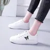 Casual Shoes 2024 Spring And Summer Fashion Flat Style Round Toe Lace-up Butterfly Sneakers Comfortable Women's Walking