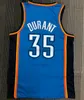 Old Team Basketball Jerseys Kevin 35 Durant Jerseys Russell 0 Westbrook Paul 13 George Men Men Youth