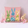 Pillow Bedding Case Festive Easter Egg Covers Exquisite Seasonal Throw Pillowcases With Super Soft For Spring