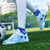 Scarpe da football americano Calcio per bambini 28-39 Stivali da interno ultraleggeri da ragazzo Scarpe da ginnastica da allenamento per unghie lunghe antiscivolo per esterni