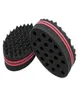 미국 스톡 이중 매직 헤어 두려움 ing 자물쇠 Dreadlocks Curl Brush Sponge Coil Wave Barber 도구 ICPQ1578374