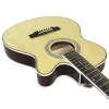 Câbles Guitare mince de corps acoustique 40 pouces électrique 6 Steelstrings Flattop Ballade folk pop guitarra rouge haut britlaway electro