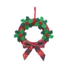 Decorative Flowers Artificial Christmas Wreath Decoration Felt Cloth Simple And