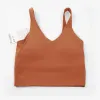 LL Align Tank Top U Bra Yoga Outfit Women Summer Sexy T Shirt Solid Sexy Crop Tops Sleeveless Fashion Vest Candy Colors