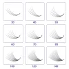 Cils AGUUD 5 pièces/lot ventilateurs en vrac cils mince Base pointue tige moyenne ventilateurs préfabriqués Volume russe Extensions de cils en gros 3d/4d/5d