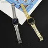 Wristwatches Womens Wrist Watch New Luxury Gold Stainless Steel Link Bracelet Men LED Digital Watches Fashion Mens Sport Watch Reloj Mujer 24319