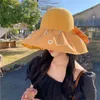 Beralar Koreli Yaz Kadınlar Japon Tarzı Taze Çiçek Renk Plastik Koruma Seyahat Tatil Güneş Şapkası