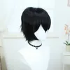 Synthetic Wigs Short Universal Synthetic Wig for Cosplay Party Dress Up with Bangs Cartoon Anime Play Costume Multi Color with Cap Daily Stage 240329