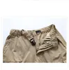 Männer Shorts Sommer Baumwolle Cargo Overalls Multi Tasche Knie Länge Casual Hosen Männliche Taktische Militärische Reithose