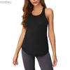 Kadın T-Shirt Kadın Hızlı Kuru Racerback Yoga Tank Tops Kolsuz Fitness Yoga Gömlekleri Atletik Çalışma Spor Yeleği Egzersiz Tişört