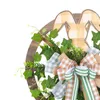 Decorative Flowers Easter Wreath Artificial For Door Gift Wooden Garland Porches Living Rooms Bedrooms Outdoor