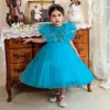 Girl Dresses Toddler Sequin Bow Dress Baptism 1st Birthday Princess For Baby Girls Clothe Tutu Lace Wedding Pageant