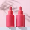 Storage Bottles 10pcs 30ml Cosmetics Green Dropper Glass Cute Essential Oil With Eye For Perfume