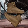 HBP Non-Marque High Top Chunky Desert Boots Hommes Activités sur le terrain Chaussures d'entraînement Sports professionnels Bottes de combat Mode Pas cher