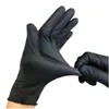 Gants jetables en Nitrile XS, sans allergie, protègent les mains de sécurité pour le travail, la cuisine, la vaisselle, mécanicien, rose, noir, 240314