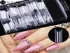 100 PCSBOX SHALY FAKE NAIL TIPS ULTRATHIN TRACE C ARC UV GEL POLISH NAIL TIPS Professional Extension Tools9978306