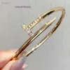 Original 1to1 Cartres Armband Gaoding Design Klassisch Gleicher Stil C Family Nail Rose Platin Vielseitig Layered Goddess Fashion L534 33RZ