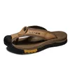 HBP Non Brand Large Size 38-46 Mens Sandals Comfortable Leather Slippers For Men Genuine Cow Leather Sandals For Men