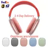 För AirPods Max Bluetooth Earuds hörlurar Tillbehör Transparent TPU Solid Silicone Waterproof Protective Case Airpod Maxs Hörlurar Headset Cover Case