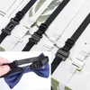 Wholesale 100PCS DIY Bow Tie Accessories For Adult Child Men Women Wedding Adjustment Bowtie Elastic Band Rope Strap Max 50cm 240314