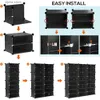 Storage Holders Racks Shoe Organizer 48 pairs with 4 layers used for shelf storage cabinets stand heels boots slider cabinets narrow stands stackable shoe racks Y240