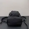 Zaino di design in nylon nero borsa da scuola per uomo e donna di moda Borse da viaggio portatili per esterni in tessuto impermeabile superiore Zaini da vacanza di grande capacità da 45 cm