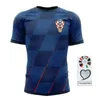 2024 2025 Nya Croacia Modric Soccer Jerseys National Team Mandzukic Perisic Kalinic 23 24 25 Croatien Football Shirt Kovacic Rakitic Kramaric Men Kid Kit Uniforms