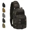 Väskor Protector Plus Tactical Sling Chest Pack Molle Militär Nylon axelväska män crossbody väska militär utomhus vandring cykelväska