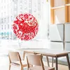 Adesivos de parede ano adesivo chinês festivo janela decoração decalque vidro para casa 2024